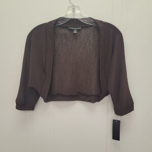 City Triangles Onion Skin Cropped Shrug